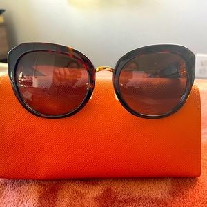 Authentic Tory Burch Sunglasses.  Only used once. Comes with dust bag and case.